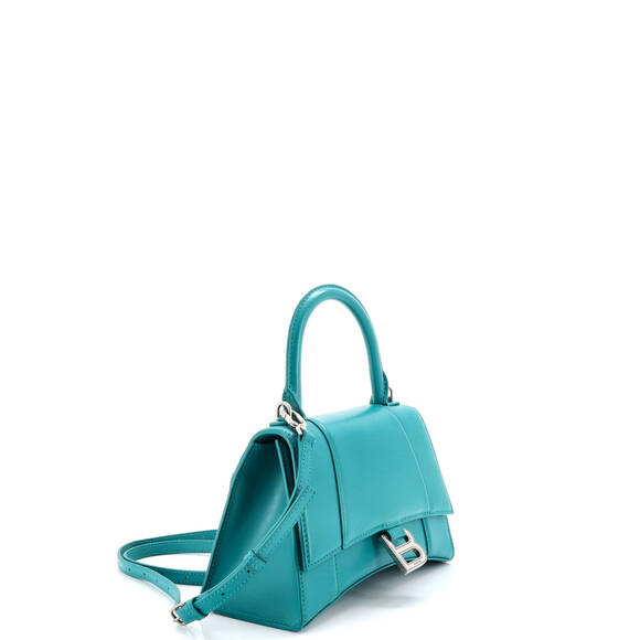 Balenciaga Small Hourglass Top Handle Bag Leather - Picture 2 of 6